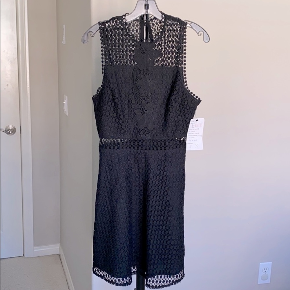 Black cocktail dress